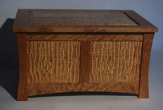 Quilted Maple Wedding Box Or Mini-Chest 2 small