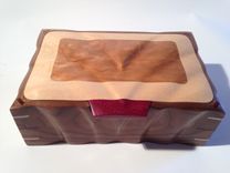 Sculpted Keepsake Box In Walnut, Maple & Cherry 4 small