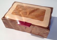 Sculpted Keepsake Box In Walnut, Maple & Cherry 5 small