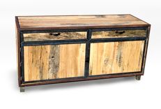 Reclaimed Barn Wood And Rustic Steel Desings 6 small
