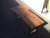 Live Edge English Walnut Dining Table 2 small