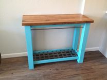 Kitchen Cart With Steel Straps 1 small
