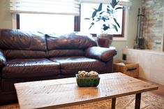 Reclaimed Wood Mid-Century Modern Coffee Table 4 small