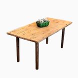 Reclaimed Wood Mid-Century Modern Coffee Table 1 small