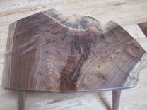 Natural Edge Walnut End Table 2 small