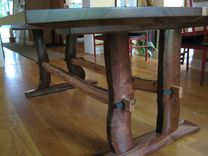 Walnut Flitch Dining Table 5 small