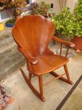 Carved Shell Back Rocking Chair 1 small