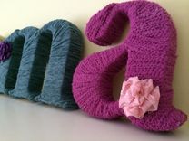 Fabric Wrapped Wooden Letters 1 small