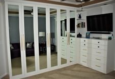 White Built-In Closet Unit 2 small