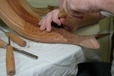 Unique Wood Sculpted Items 4 small