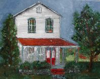 Home, House Portrait, Real Estate Illustration, Oil Or Watercolor Painting, Wall Art, Home Decor, 1 small