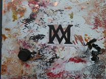 Custom Made For William J. M. Title Razor #7 Painted On Copper 1 small