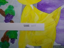 Custom Made For Jamie B. - H. B. Acrylic Painting On Canvas 1 small