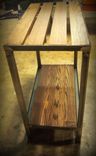 Industrial Side Table - Oak Pallet Top 1 small