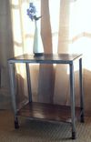 Industrial Side Table - Exposed Welded Steel 3 small