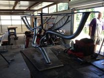 Steel Tree Table Base With Juniper Slab Top 2 small