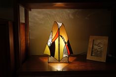Glass Art Lamp #17 1 small