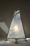 Pyramidal Etched Glass Lamp 3 small