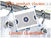 Custom Shower Curtain -- Standard Size 72'' X 72" 1 small
