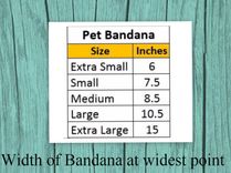 5 Piece K-9 Bow Tie Bandana Set 5 small