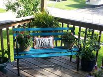 Address Pillow, Outdoor Porch Pillow, Bench Pillow, Accent Pillow 2 small