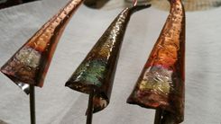 Hand Forged Bronze Chandelier 2 small