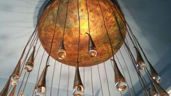 Hand Forged Bronze Chandelier 3 small