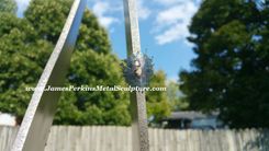 The "Walk" Steel Metal Sculpture 3 small
