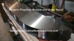 Modern Stainless Steel Fireplace Mantels 4 small