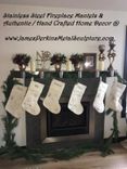 Stainless Steel Fireplace Mantels With Polished Accents 2 small