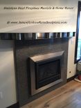 Stainless Steel Fireplace Mantels With Polished Accents 3 small