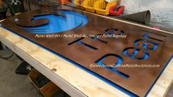 Pheonix Metal Wall Sculpture / Metal Wall Art . Professional Business Signage 4 small