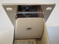 Slab Edge Table Top Custom Chrome / Stainless Steel Table Legs / Slab Edge Table Top Supports 4 small