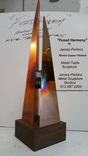 Metal Table Sculpture Made Of Bronze Copper And Titanium 5 small