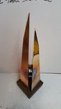 Metal Table Sculpture Made Of Bronze Copper And Titanium 3 small