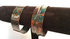 Copper Cuff Bracelets 4 small