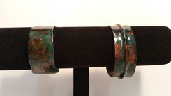 Copper Cuff Bracelets 5 small