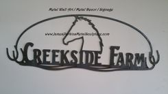 Metal Wall Art / Metal Decor And Business Signage / Logo Art 2 small