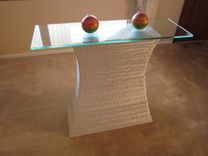 Luster Collection / Accent Table /  Metal Sculpture 1 small