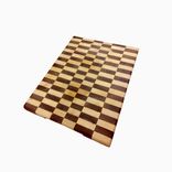 Checkerboard Walnut And Maple Cutting Board 1 small