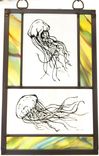 Painted Stained Glass Panels 1 small