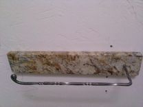Towel Holder-Granite And Blacksmith Steel 2 small