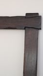 24" X 24" Arts And Craft Dovetail Mirror Frame 6 small