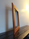 Butternut Beaded Beveled Mirror Frame 1 small