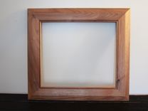Butternut Beaded Beveled Mirror Frame 4 small