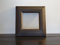 Mahogany Beveled Mirror/ Picture Frame 3 small