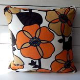 Vintage Linen Bohemian Floral Pillow 1 small