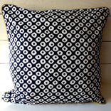 Indgo Ikat Pillow 1 small