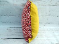 Red And Citron Pillow 2 small
