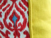 Red And Citron Pillow 3 small